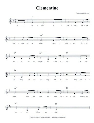 Clementine: free lead sheet