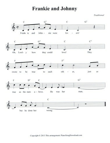 Frankie and Johnny: free lead sheet
