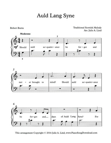 auld lang syne - New Year's Eve Song