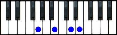 G6 Piano Chord