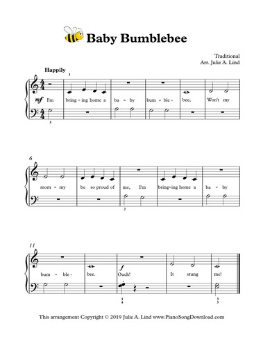 Baby Bumblebee Lyrics, Printout, Midi, And Video  Kindergarten songs,  Songs for toddlers, Classroom songs