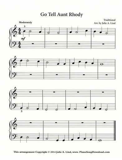 Tell Me Why Sheet music for Piano (Solo) Easy