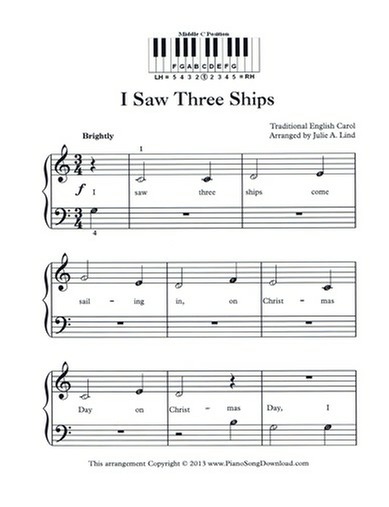 free piano sheet music with letters