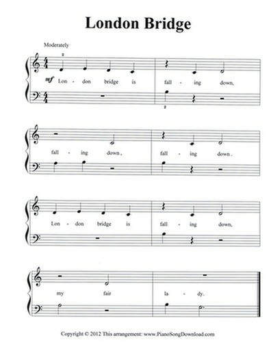 London Bridge sheet music