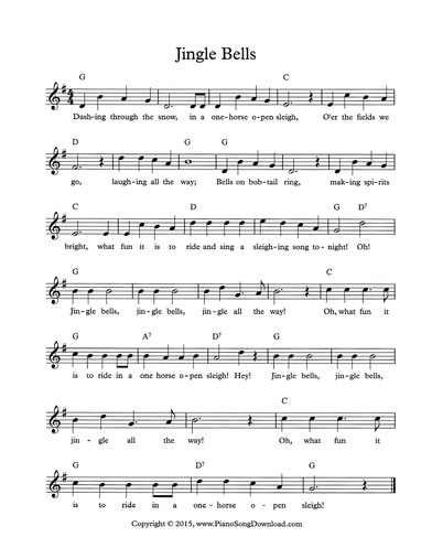 Jingle Bells Lead Sheet