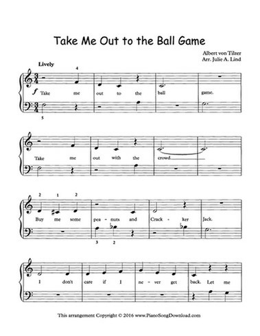 Play The Game, (easy) sheet music for piano solo (PDF)