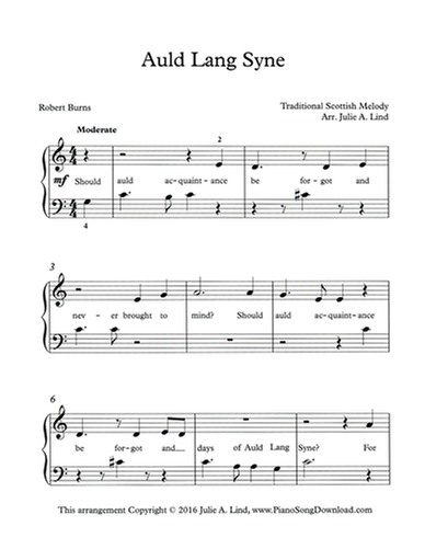 Music: Auld Lang Syne, Vocal Music Education, New Year's Eve Song