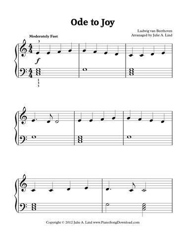 Ode to Joy chords