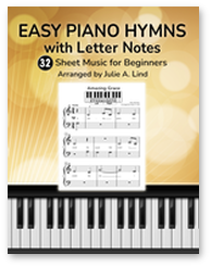 Easy Hymns with Letter Notes