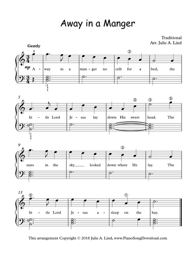 free printable christmas sheet music with lyrics